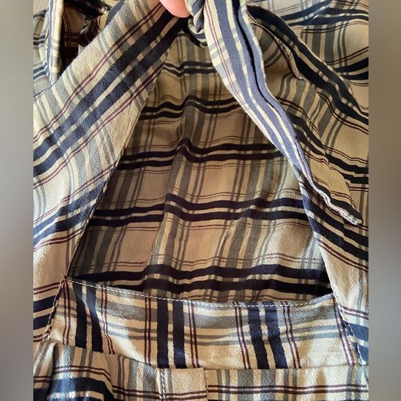 Faithfull The Brand Trinidad Dress in Hillary Plaid -Size 4 Small NWT - Picture 5 of 6